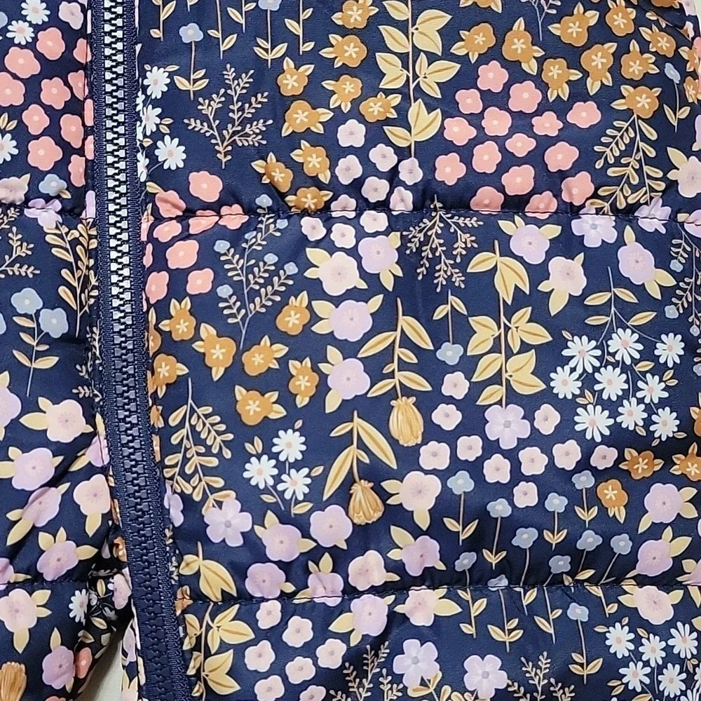 Carters Baby Girl Floral Hooded Bunting Snowsuit Navy‎ Pink 6-9M CT-SZ1726 AD